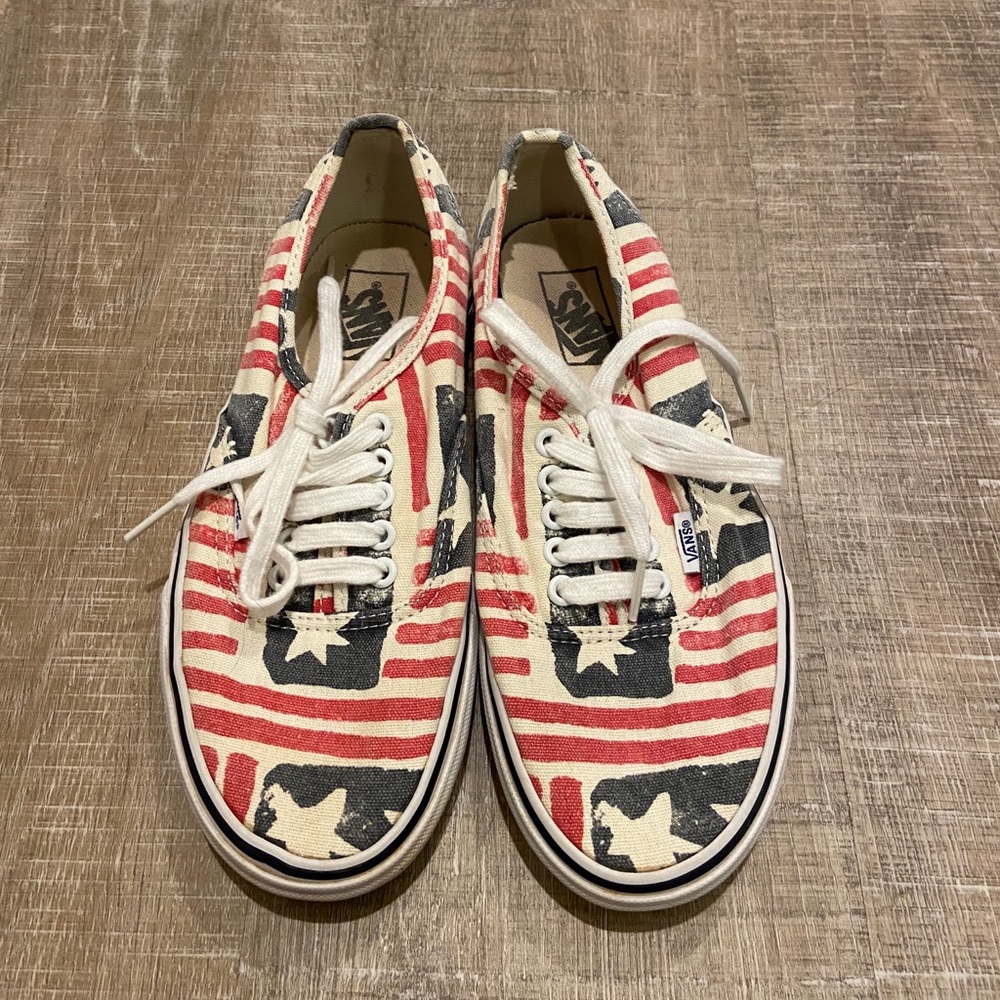 America Flag Vans